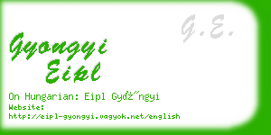 gyongyi eipl business card
